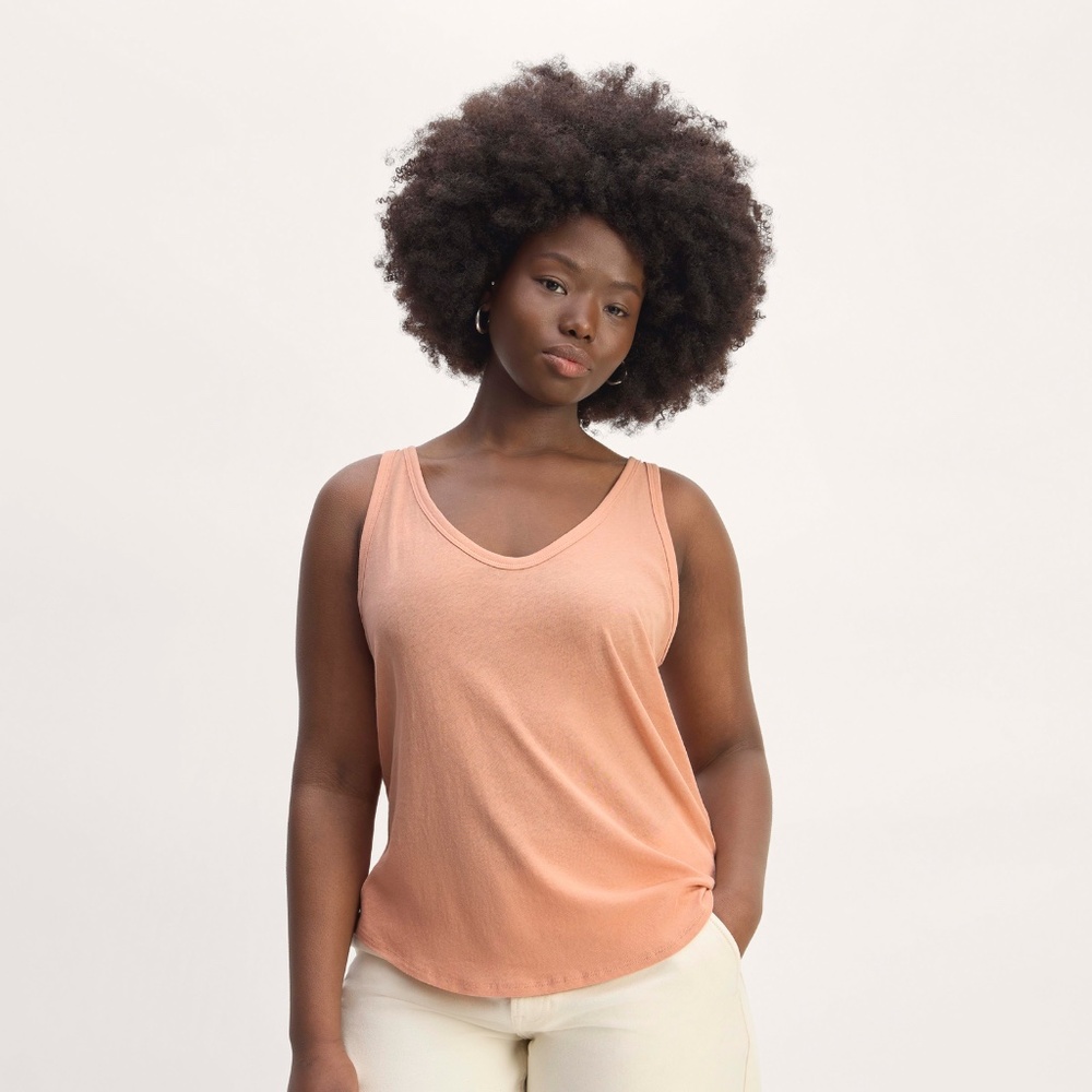 Everlane Women's Air Cami in Blush Pink, Size Extra Small